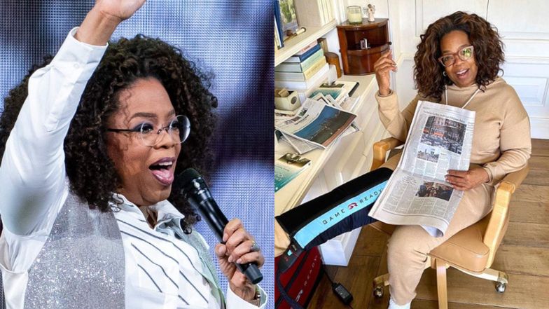 Oprah przewróciła się na scenie! Miliarderka dochodzi do siebie, używając kompresora wartego fortunę