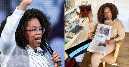 Oprah przewróciła się na scenie! Miliarderka dochodzi do siebie, używając kompresora wartego fortunę