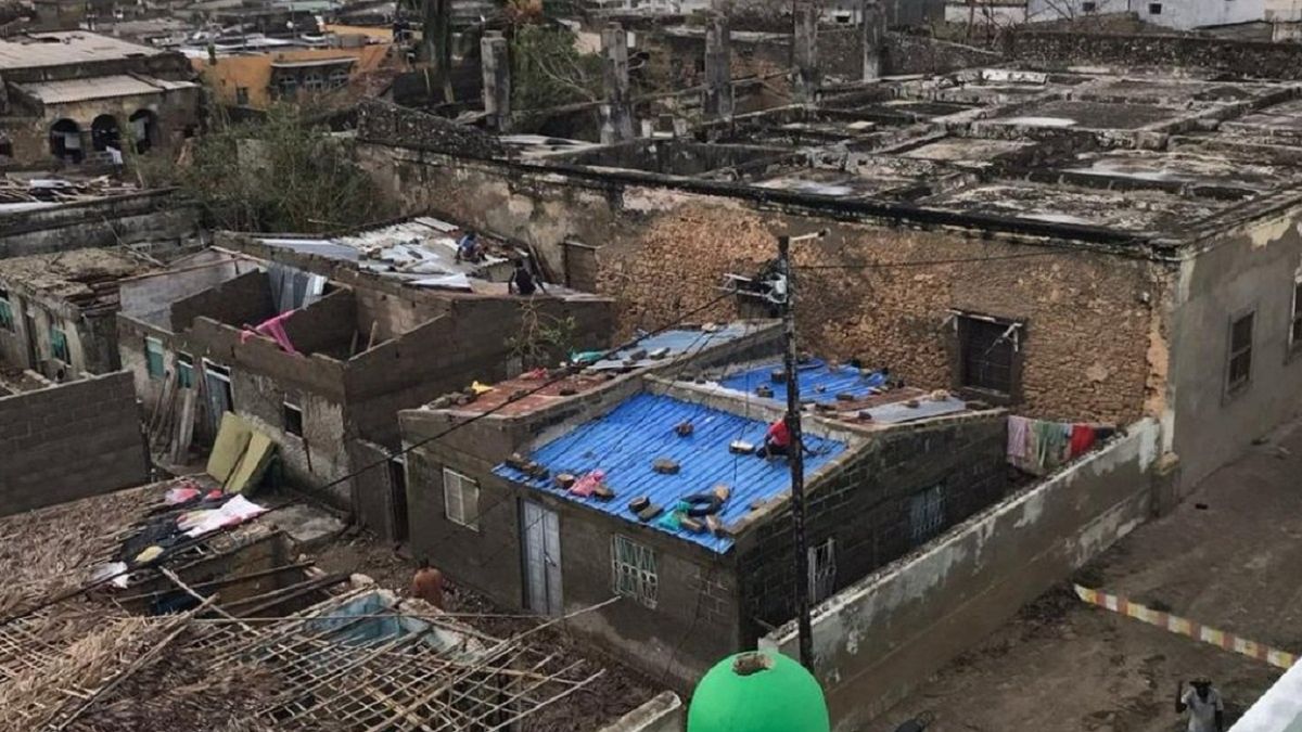 Cyklon spowodował spore zniszczenia w Mozambiku.