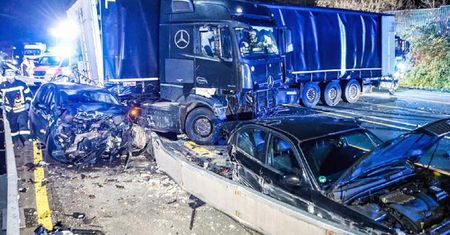 26 osób rannych. Polak zatrzymany po karambolu w Niemczech