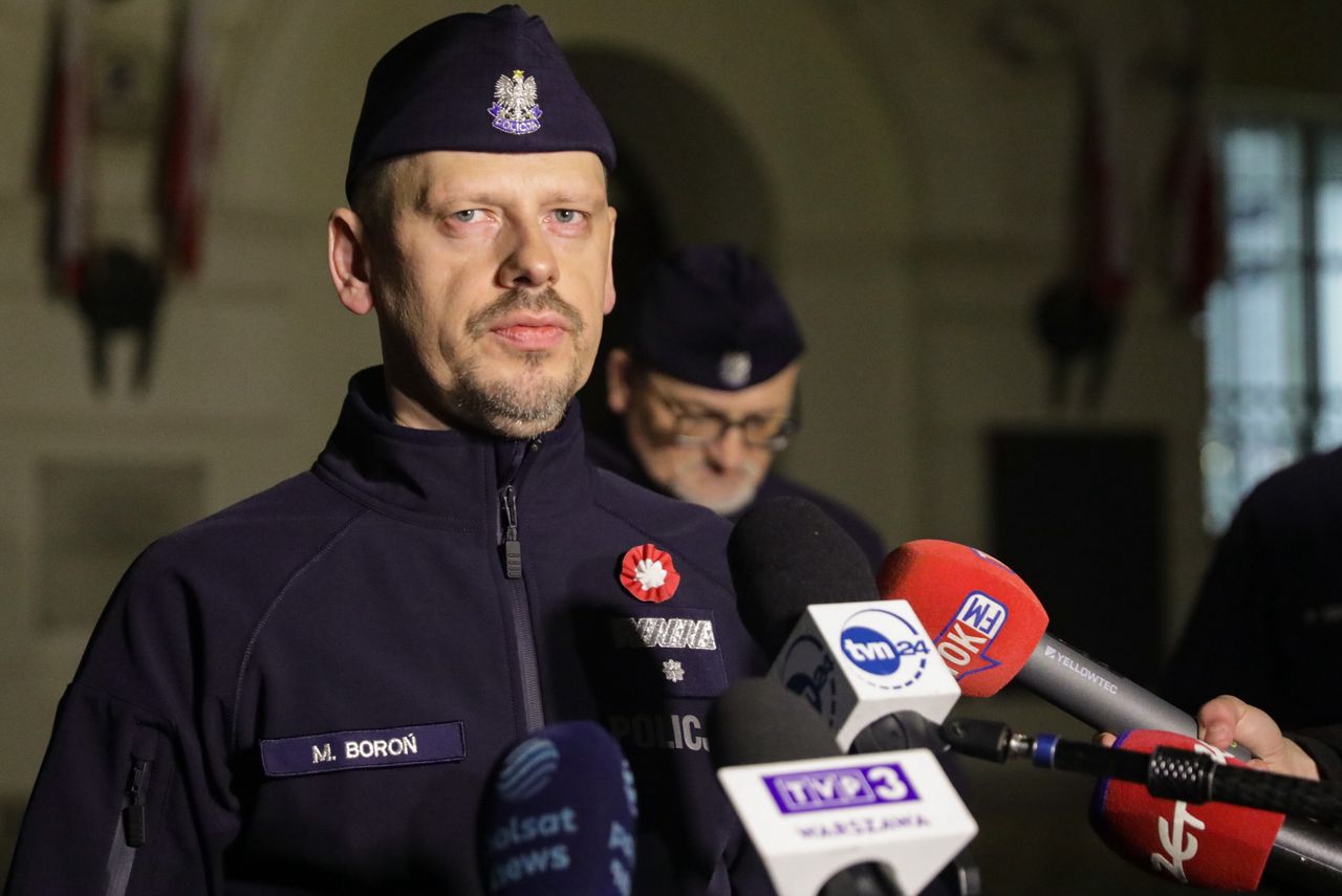 Komendant główny Policji nadinsp. Marek Boroń 