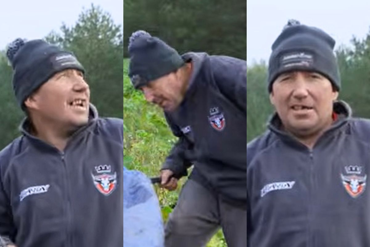 Andrzej z Plutycz zrobił unik przed lecącą rzepą