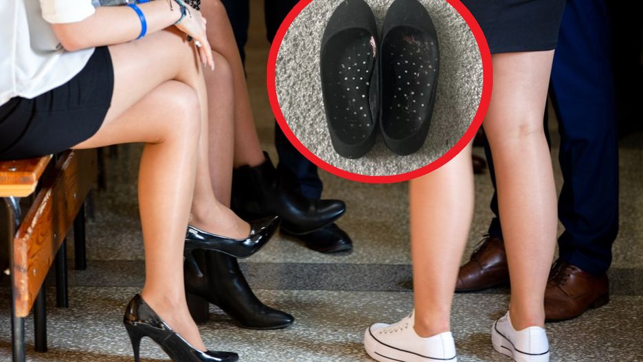 Tak ubrała się do szkoły. Kazali jej włożyć za małe buty