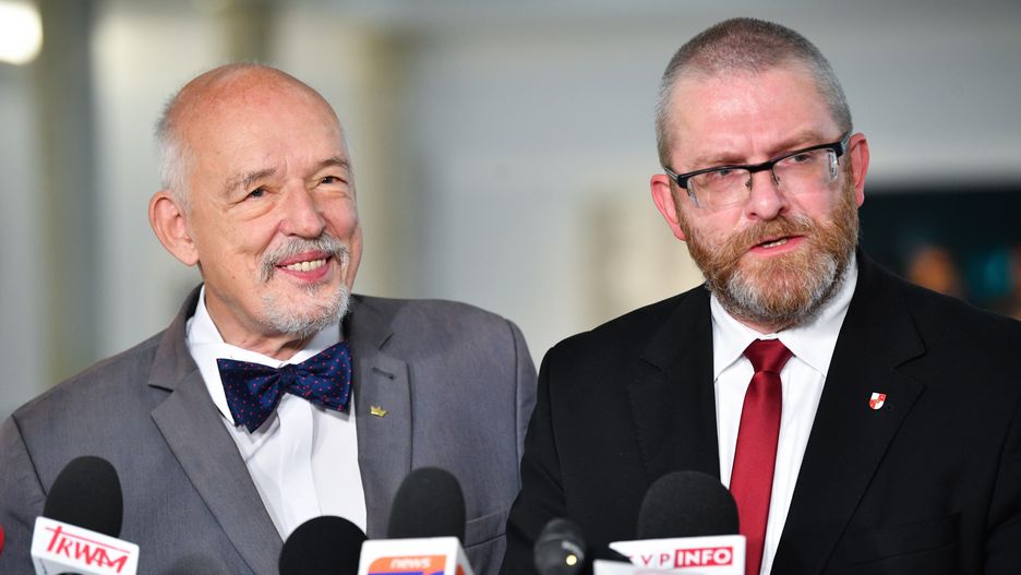 Janusz Korwin-Mikke i Grzegorz Braun