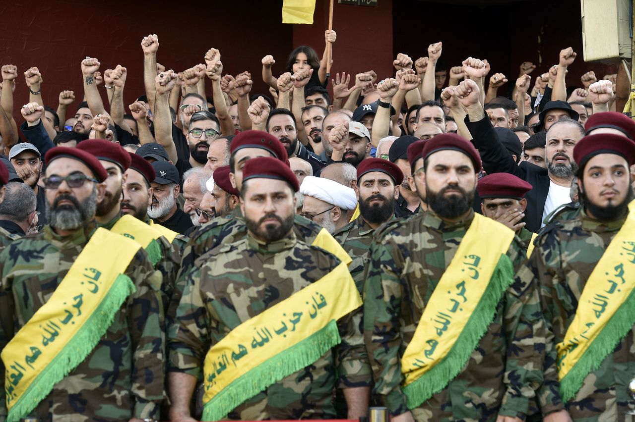 Funeral of Hezbollah leaders in Beirut