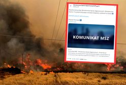 Pożary w Grecji. Nowy komunikat MSZ i Ministerstwa Sportu i Turystyki