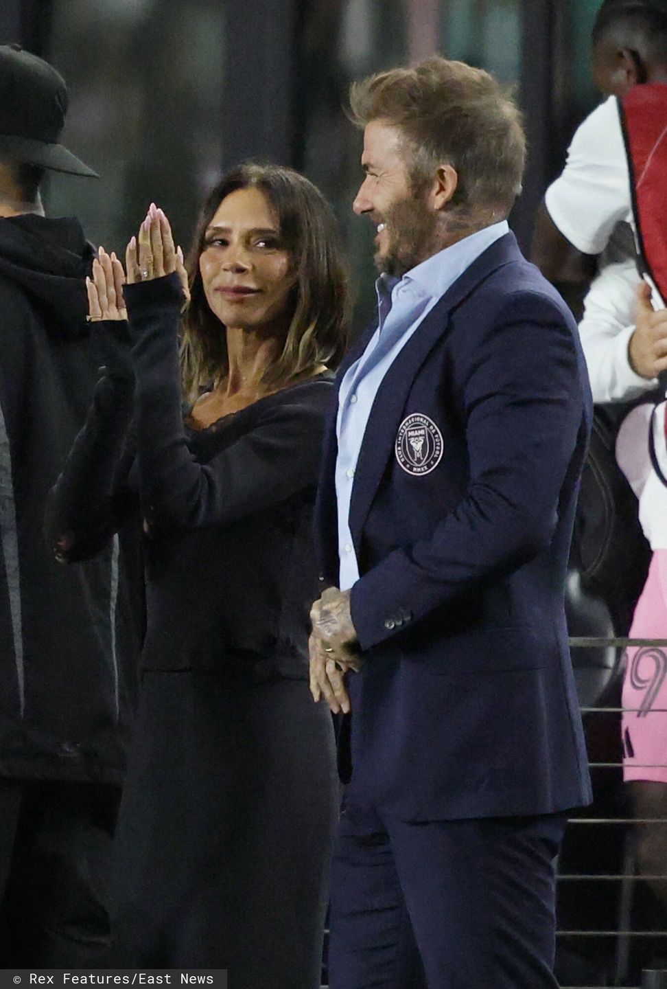 Beckhamowie na meczu Inter Miami - LAFC
