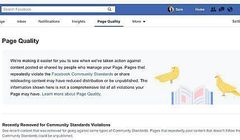 Facebook wprowadza Page Quality, narzędzie do kontrolowania usuniętych treści dla wydawców stron