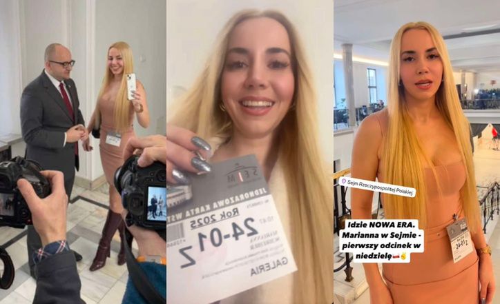 Marianna Schreiber nawiedza sejm