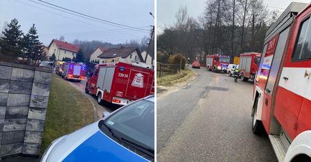 Wypadek busa z przedszkolakami pod Krakowem