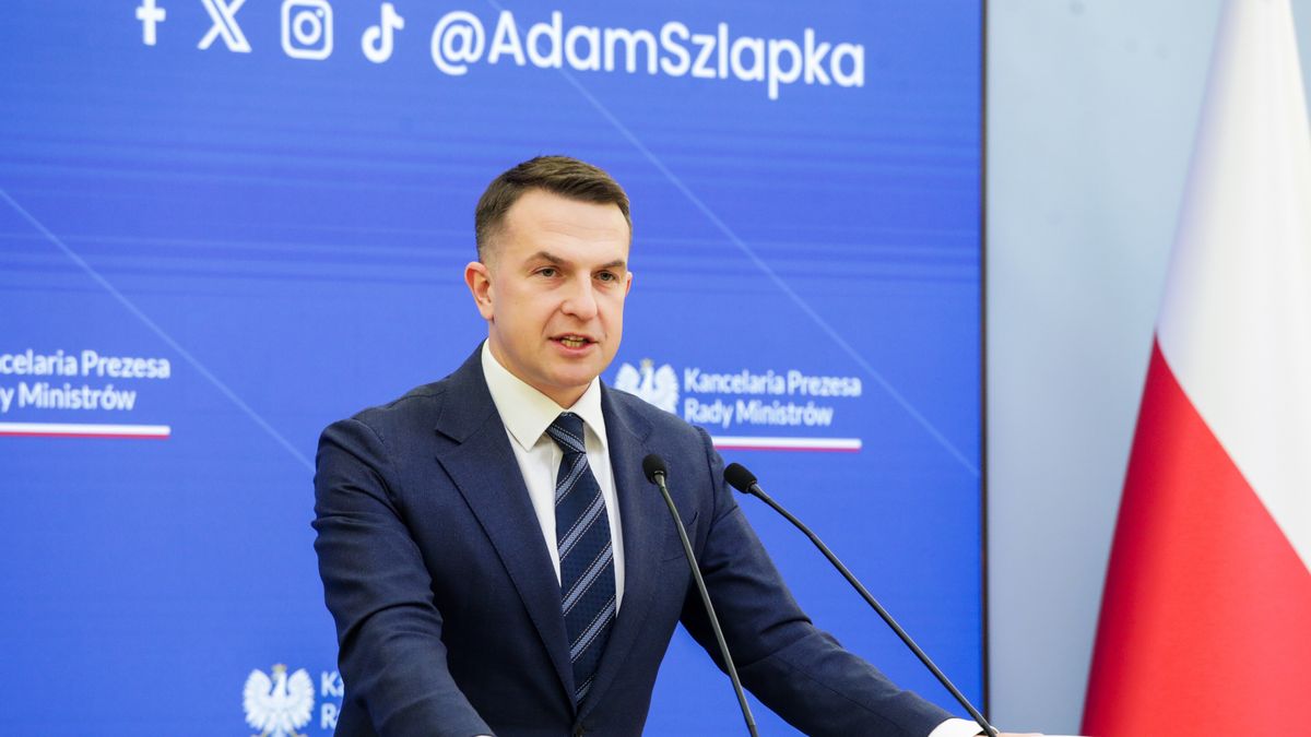 Rzecznik rządu Adam Szłapka
