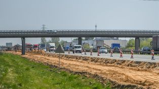 Trzeba czekać! Ogromne korki na A2 w Poznaniu. Wszystko przez remont