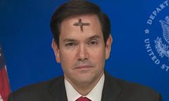 Sekretarz stanu USA z krzyżem na czole. Tak udzielił wywiadu