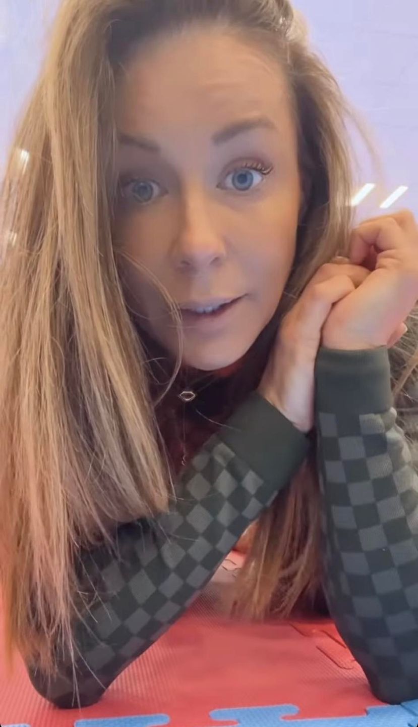 Małgorzata Rozenek na obozie Anny Lewandowskiej