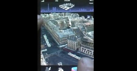 Mobile 3d City i Paryż pod palcami