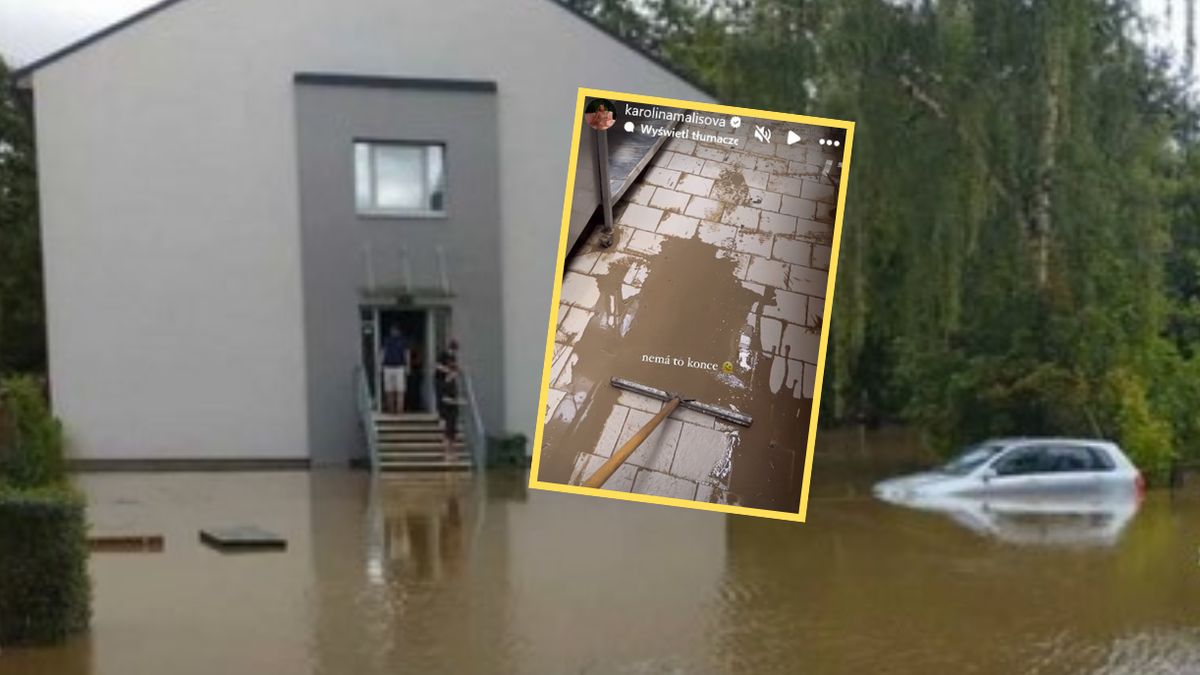 Czeska modelka pokazała, jak powódź zniszczyła restaurację jej rodziców  