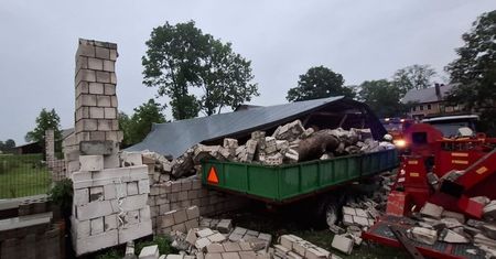 Ponad 370 interwencji strażaków po burzach na Lubelszczyźnie
