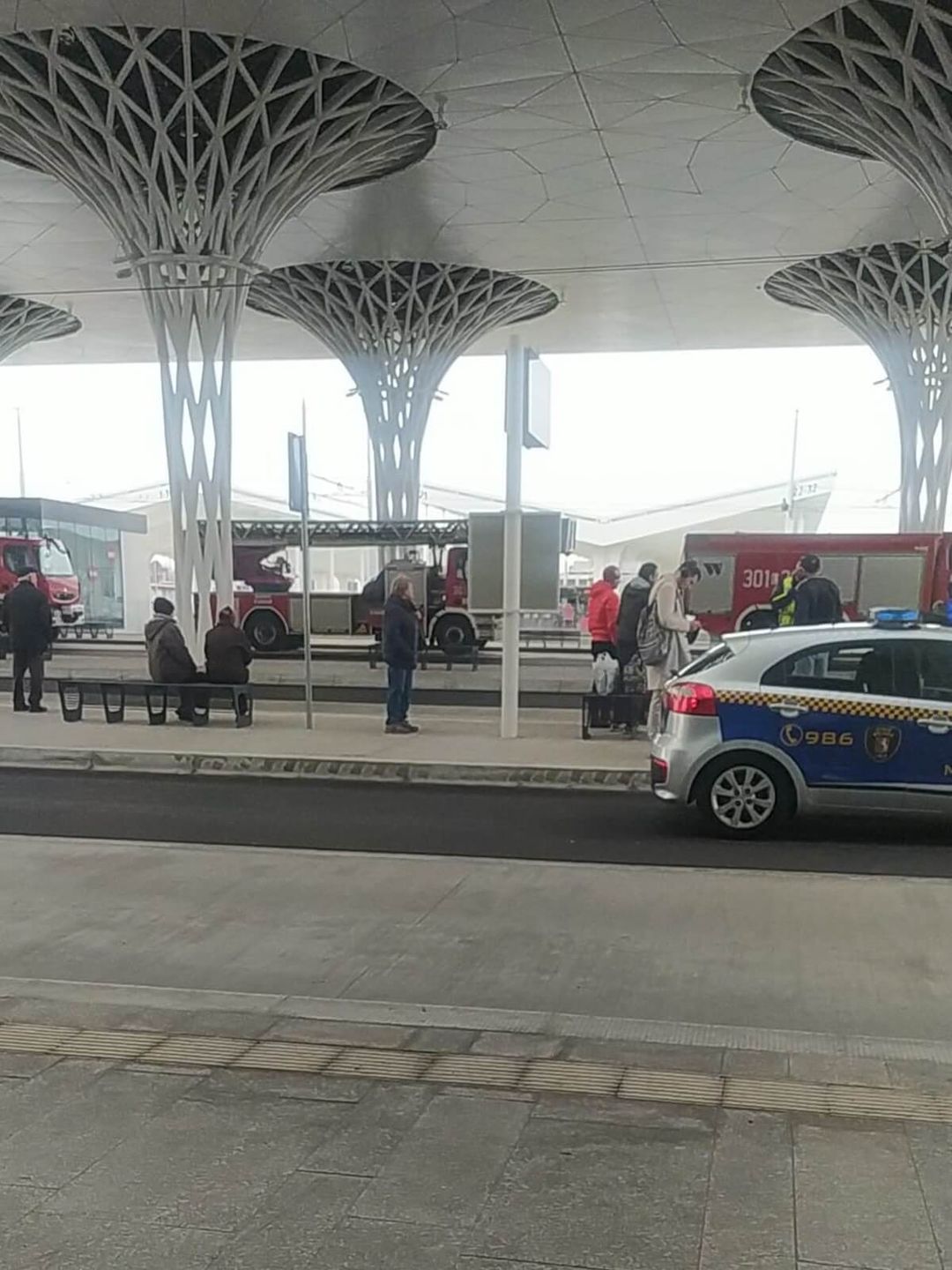 Straż pożarna na Dworcu Lublin