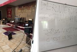 Splądrowano kościół we Francji. W środku szokujący napis