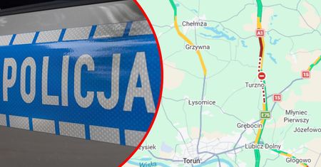 Ciężarówka uderzyła w bariery. A1  zablokowana przez kilka godzin