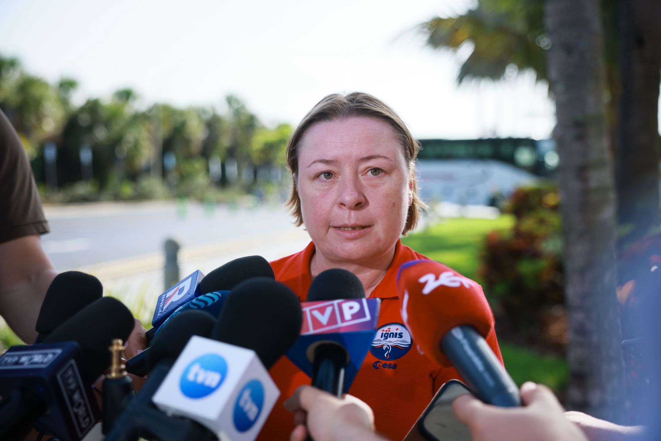 Aleksandra Buka�a
Leszek Szyma�ski
Canaveral, KSC, Ludzie, misja Axiom-4, przyl�dek Canaveral, zmiana terminu startu