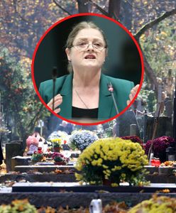 Pawłowicz spotkała przeciwników na cmentarzu. "Agresja"