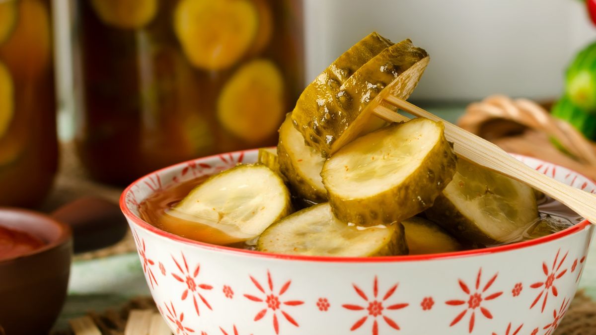 Ogórki marynowane w keczupie zostawiam do kanapek na zimię