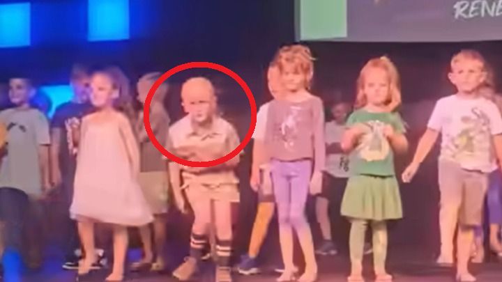 Dziecko skradło całe show