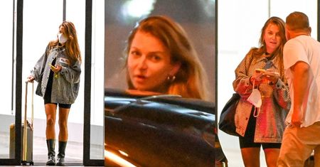 Anna Lewandowska w koszuli za 7 tysięcy i obcisłych szortach pakuje manatki do limuzyny na lotnisku (ZDJĘCIA)