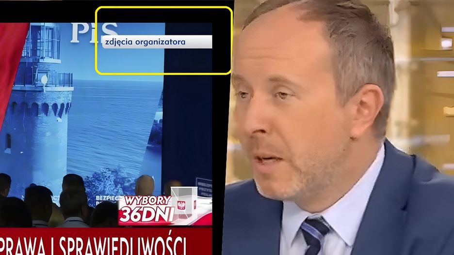 Miłosz Manasterski tłumaczył widzom TVP Info, dlaczego nie mogli zobaczyć transmisji z konwencji PO