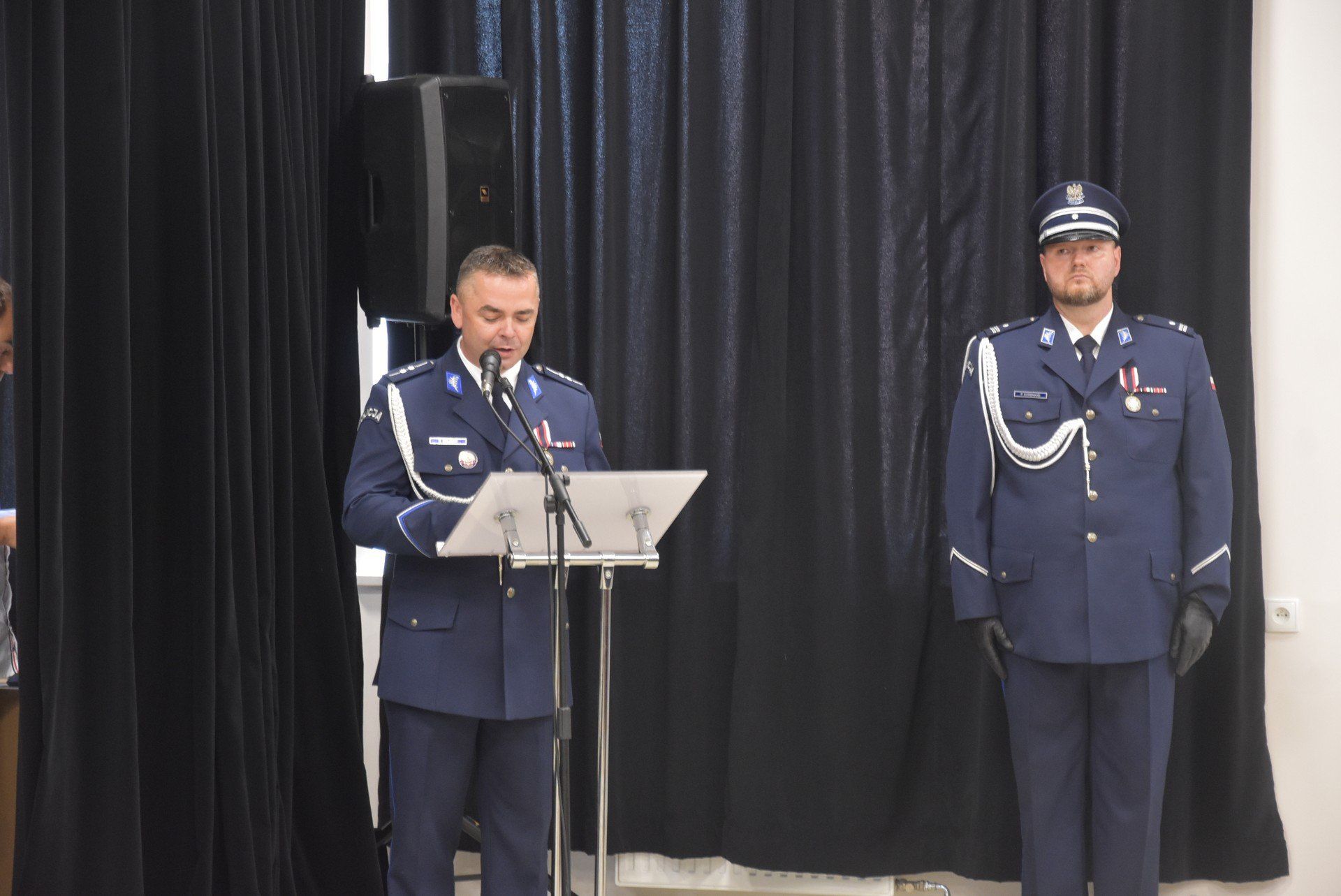Uroczystość poprowadził asp. Dominik Zieliński