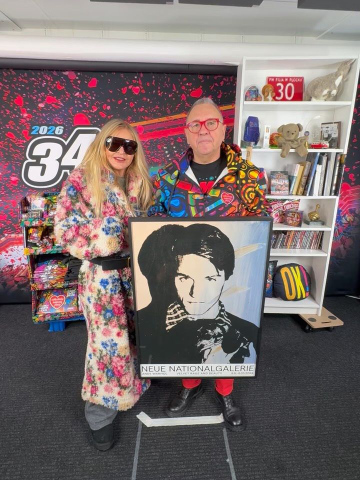 Monika Olejnik i Jerzy Owsiak