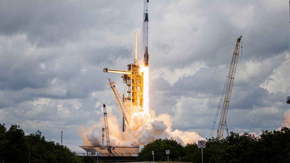 Falcon 9, Dragon, and Crew-11 launch to the International Space Station at LC-39A in Kennedy Space Center, FL, on August 1, 2025. (Photo by Austin DeSisto/NurPhoto via Getty Images)