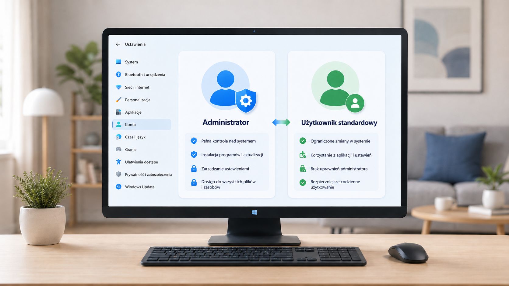 Windows 11: Jak utworzyć osobne konto administratora i standardowe?