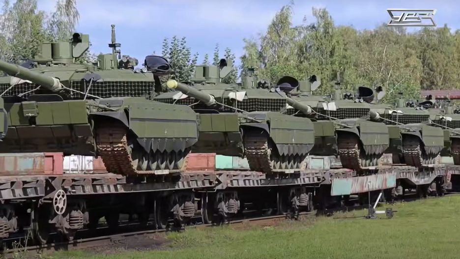 Transport czołgów T-90M Proryw