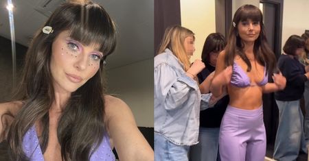 Paulina Sykut-Jeżyna paraduje w cekinowym staniku przed startem "TzG". "Bluzkę zakładam, MIMO WSZYSTKO"