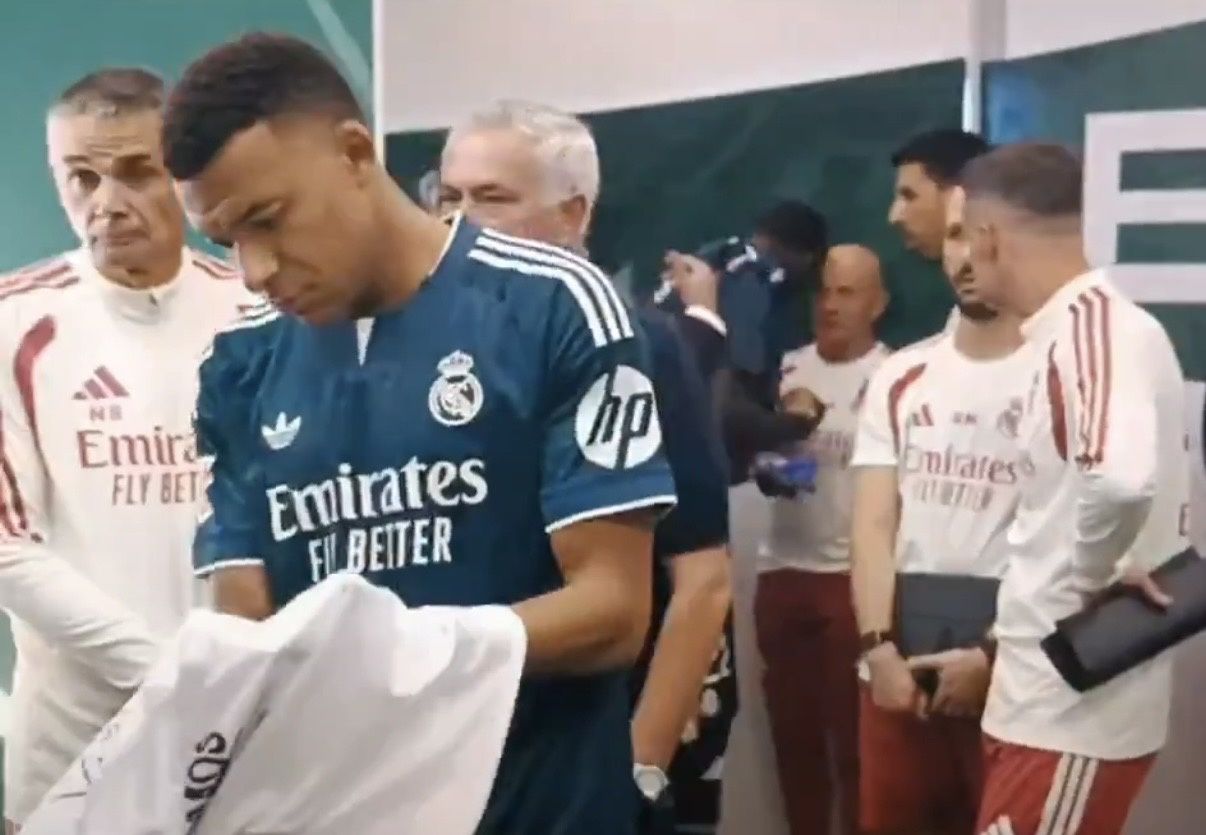 Kylian Mbappe przed meczem 