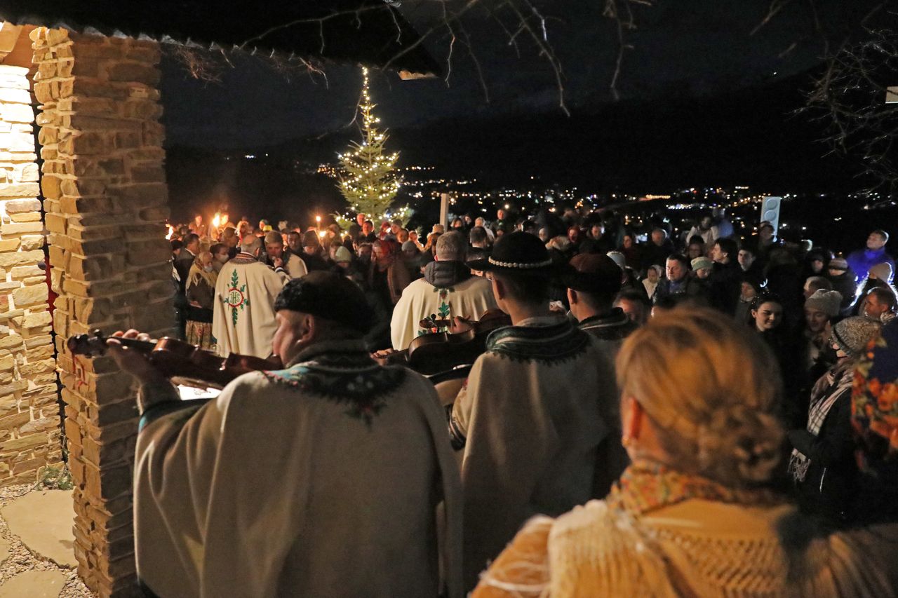 Pasterka na zboczu Gubałówki