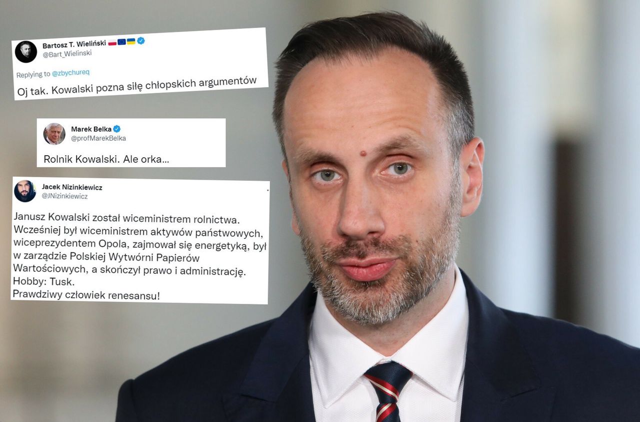 Twitter kpi z nominacji Janusza Kowalskiego. "Prawdziwy człowiek renesansu"