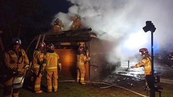 Zakopane: Pożar na Skibówkach. Strażacy szybko opanowali ogień