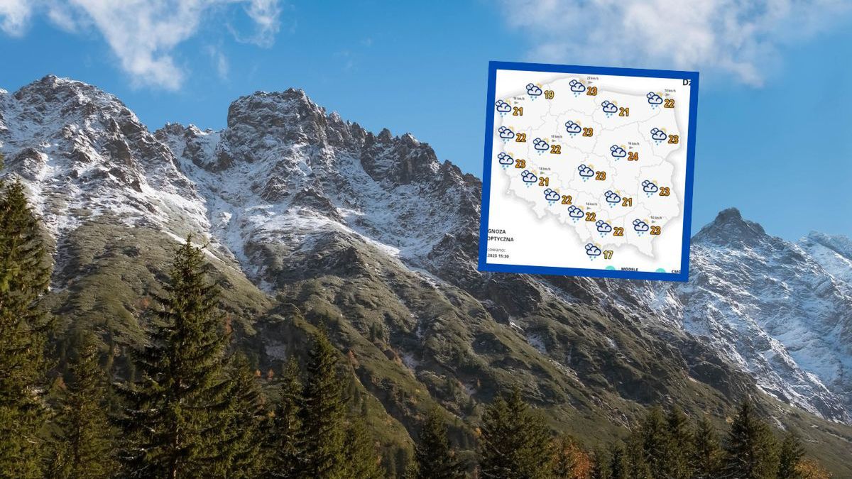 Tatry: Nagłe ochłodzenie i możliwy śnieg na szczytach