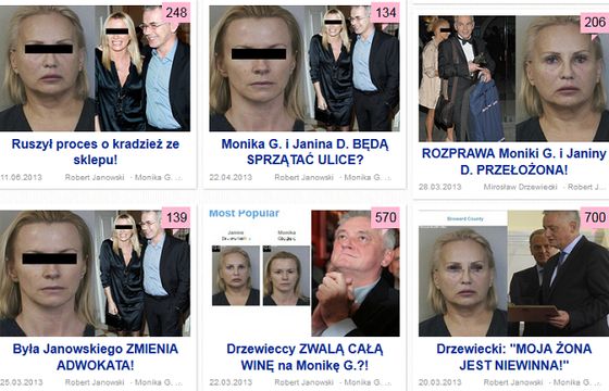 Pudelek.pl ma przepraszać Janinę Drzewiecką przez 15 dni i zapłacić jej 150 tys. zł