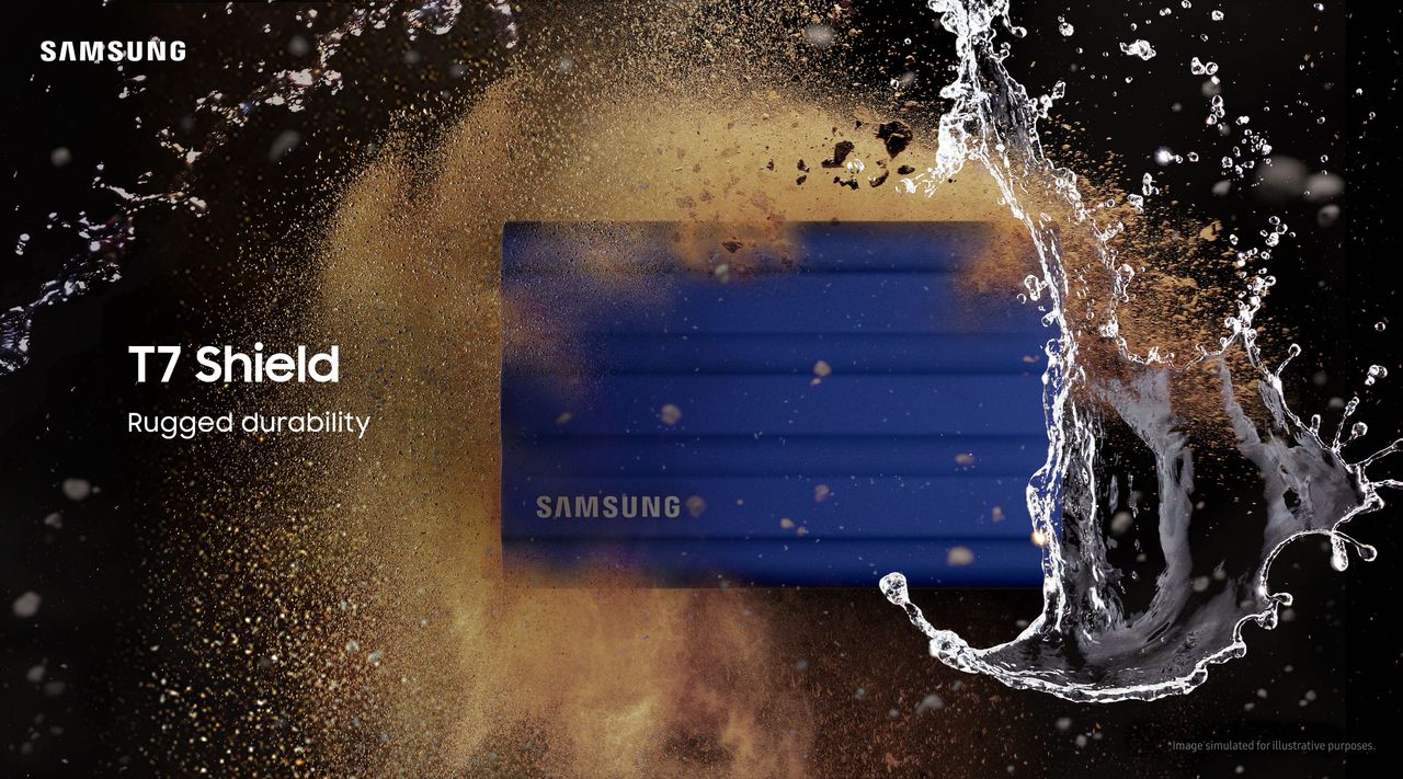 Samsung zaprezentował przenośny dysk SSD T7 Shield – trwałość, szybkość i wydajność w pracy kreatywnej i w terenie