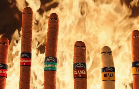Kiełbasy Morlińskie reklamowane na grilla w stylu kina akcji (wideo)