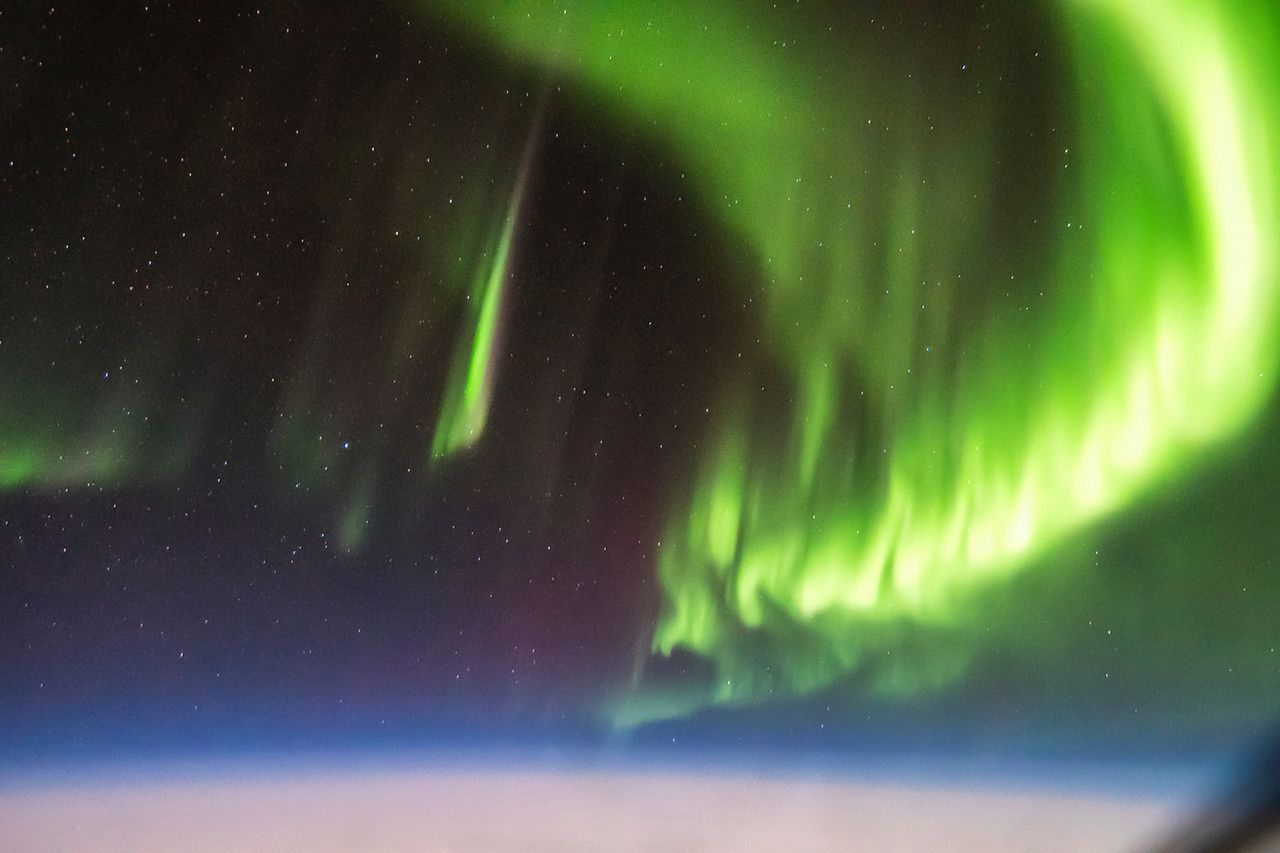Pilot samolotu szpiegowskiego zrobił zdjęcia zorzy polarnej z bliska! 5