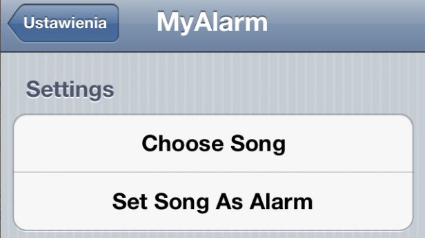 Dowolny utwór jako budzik iOS-a 1