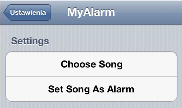 Dowolny utwór jako budzik iOS-a