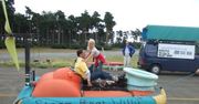 Poduszkowiec napędzany pedałowaniem (wideo)