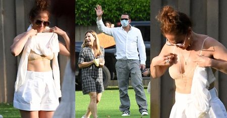 50-letnia Jennifer Lopez ROZBIERA SIĘ na 12. urodzinach córki swojego narzeczonego! (ZDJĘCIA)