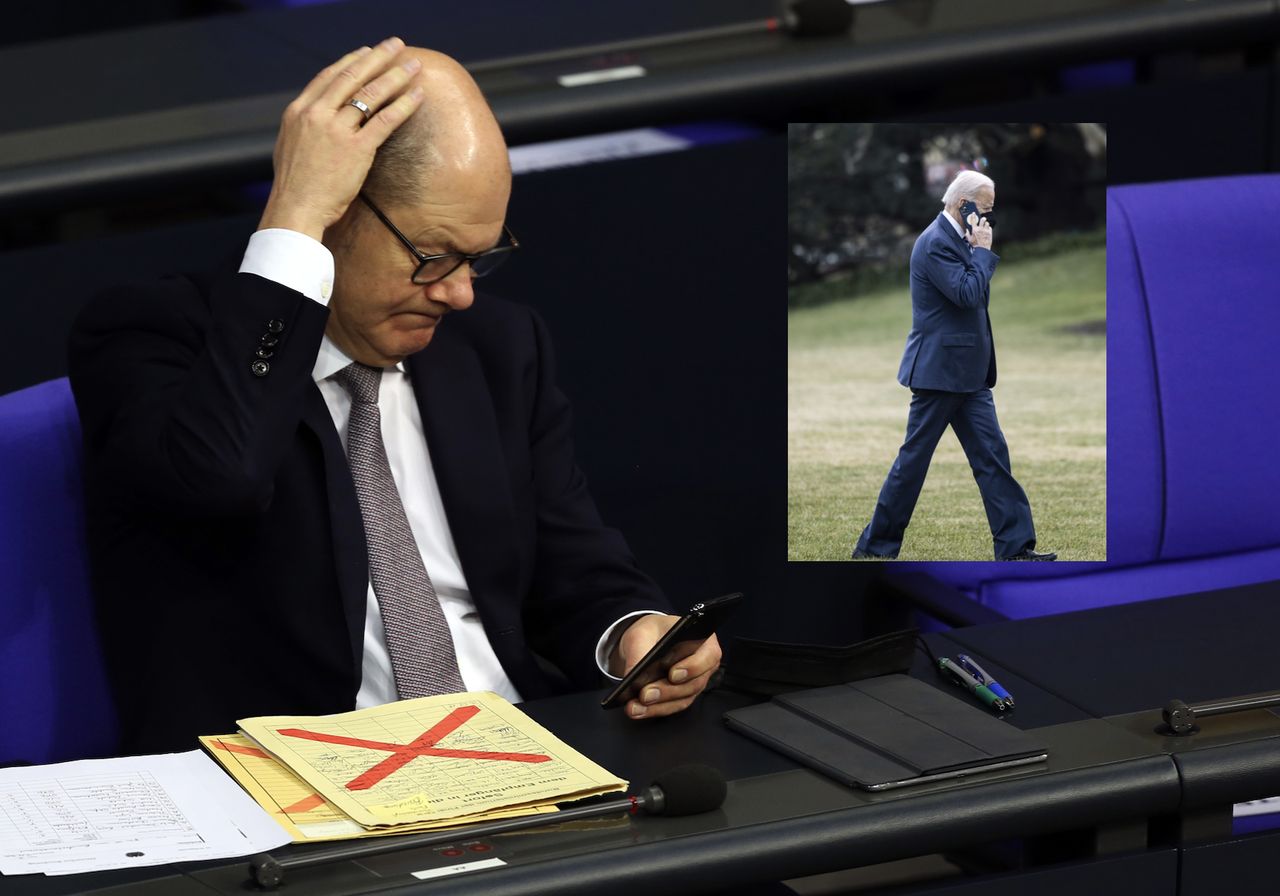 Biden i Scholz rozmawiają przez telefon. Temat: militaria